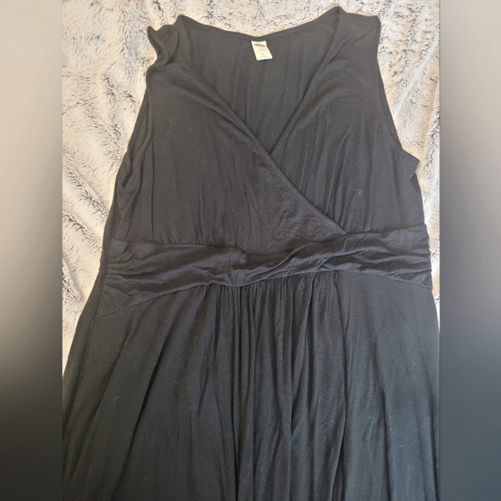 Maternity Women's Black Dress - Size Large
